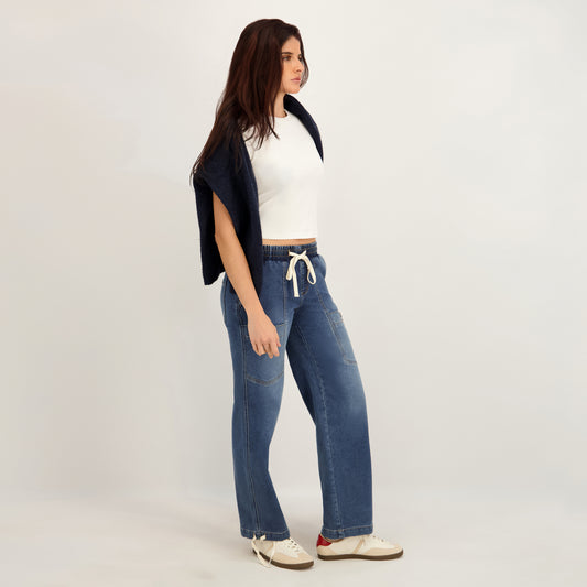 Project Indigo Women's Knit Denim Jean