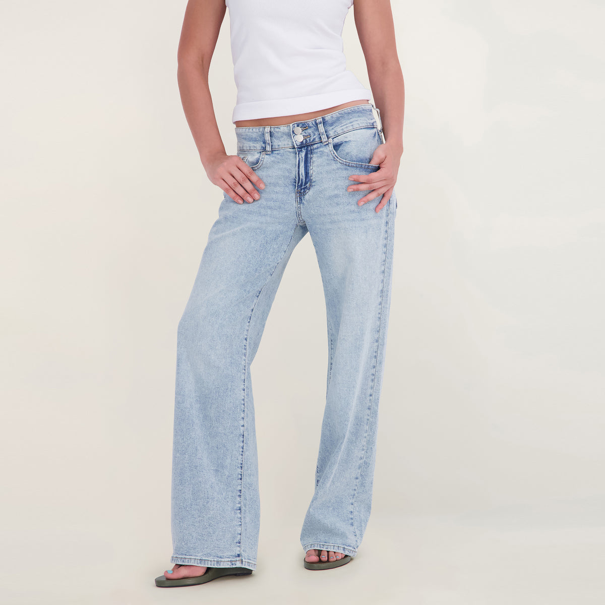 Project Indigo Women's Low Rise Loose Fit Jeans