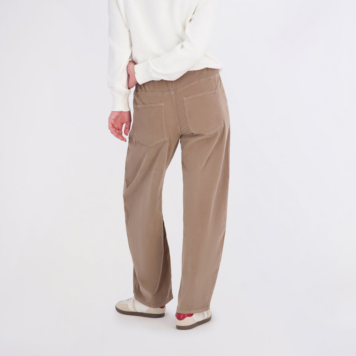 Project Indigo Women's Corduroy Barrel Jeans