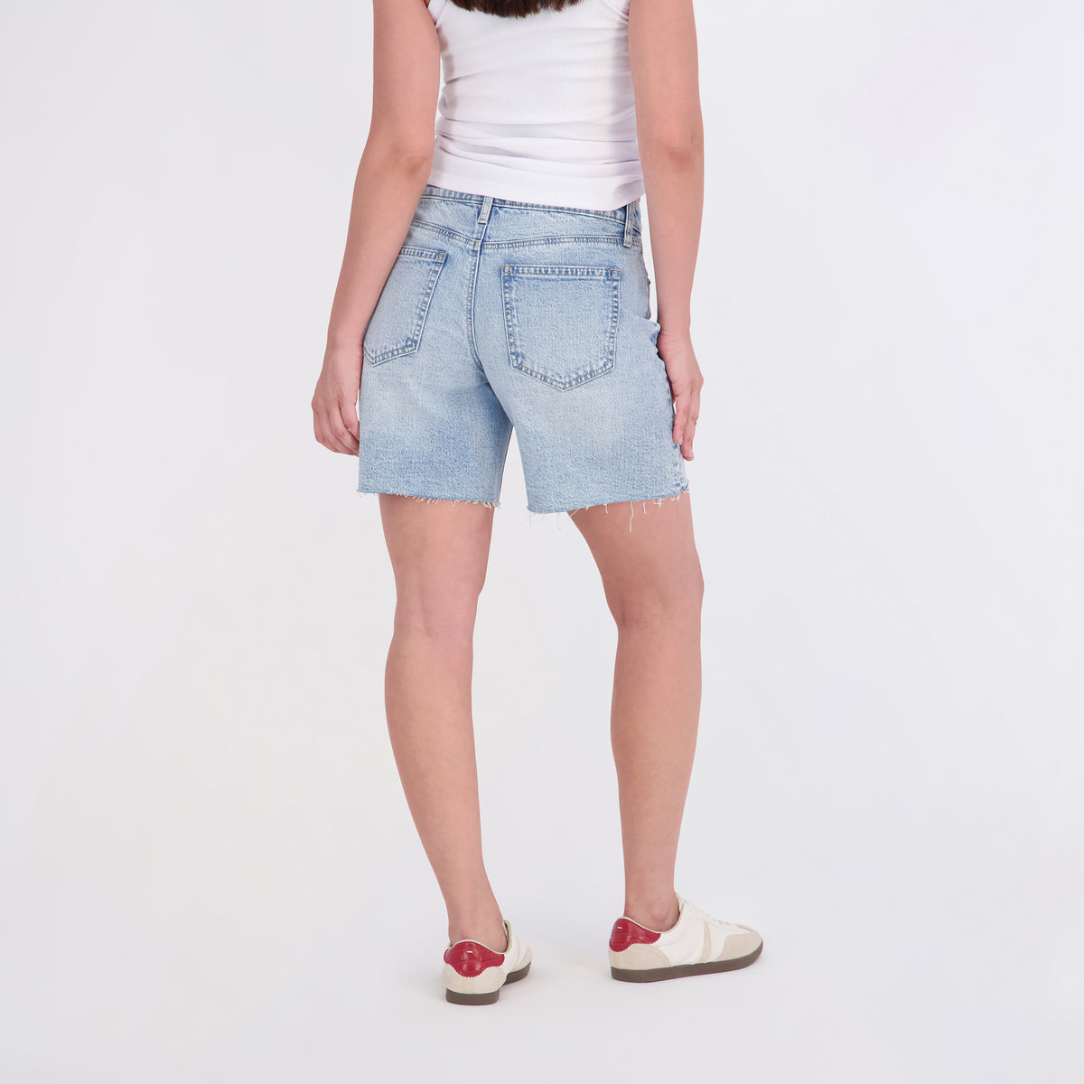State of Indigo Women's Mid-Rise 7" Denim Bermuda Short