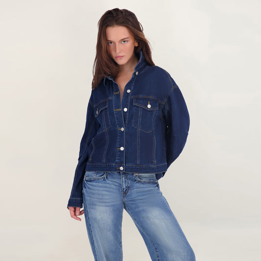 State of Indigo Women's Oversized Denim Jacket