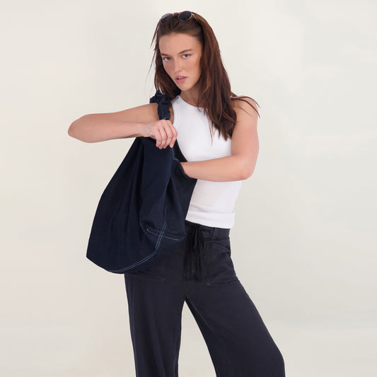 Project Indigo Women's Oversized Denim Tote