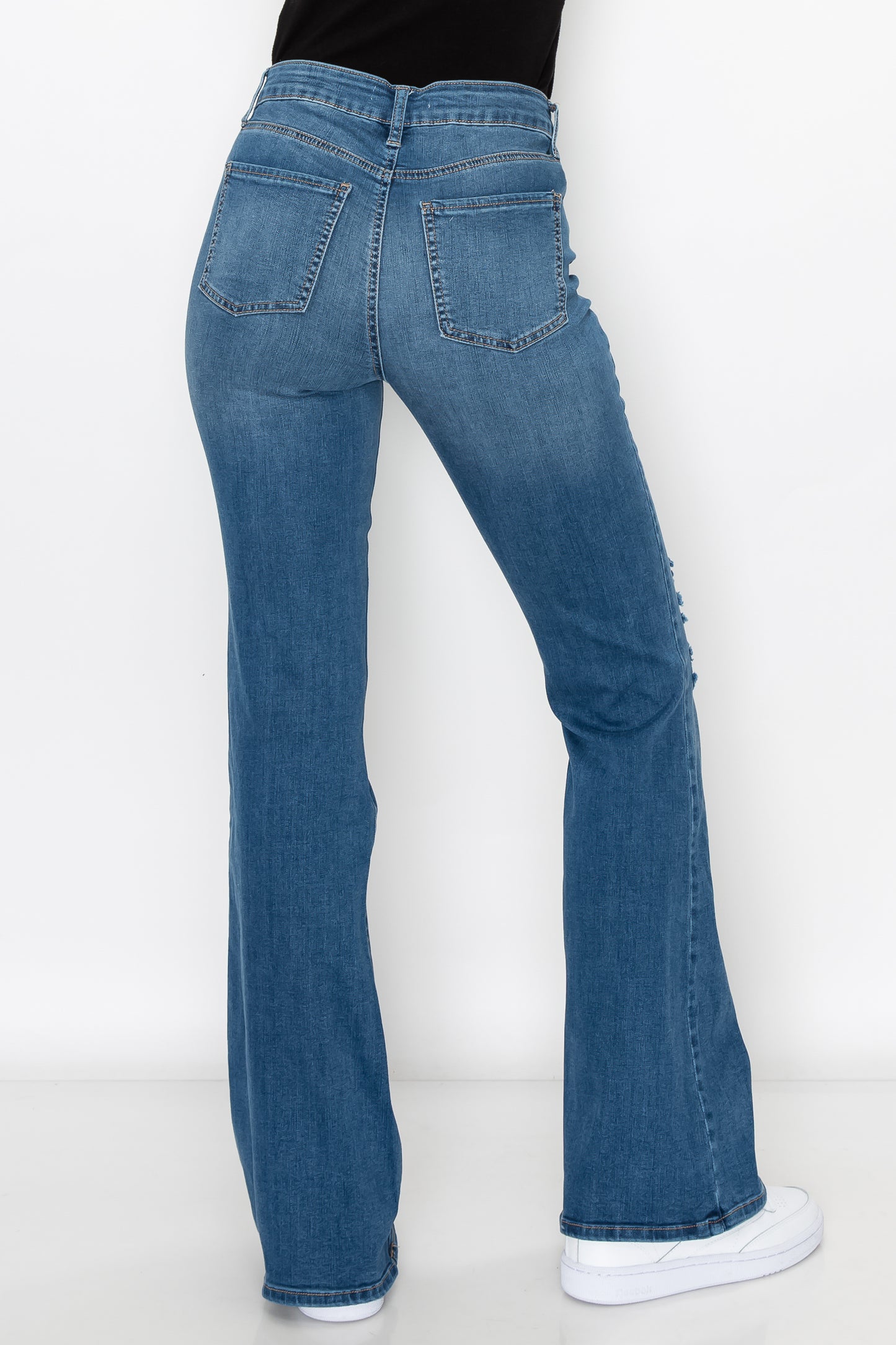Project Green Label Women's Destructed Flare Jean