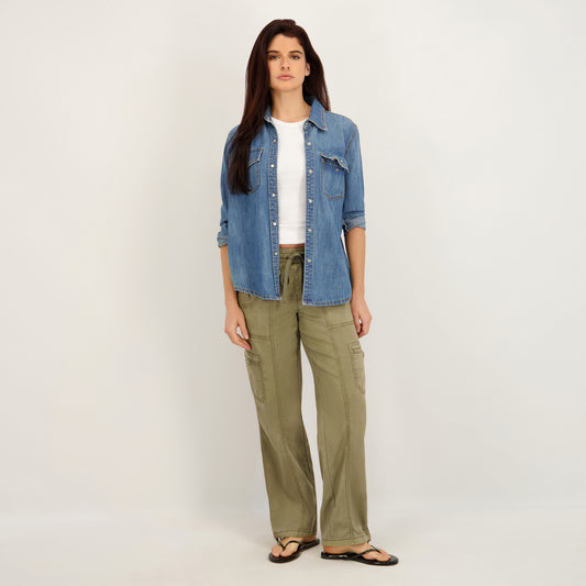 Project Indigo Women's Cargo Pocket Pant