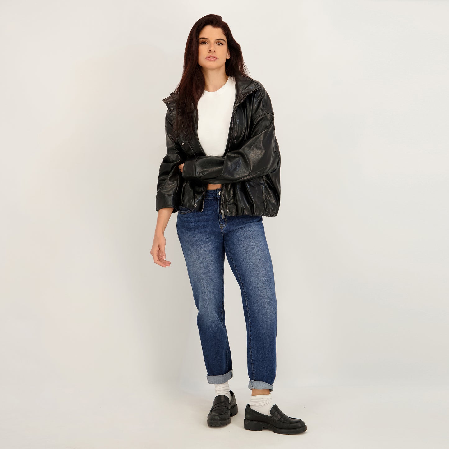 Project Indigo Women's Mid Rise Boyfriend Jean