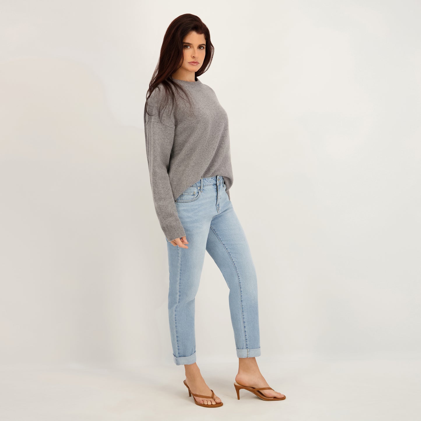 Project Indigo Women's Mid Rise Boyfriend Jean