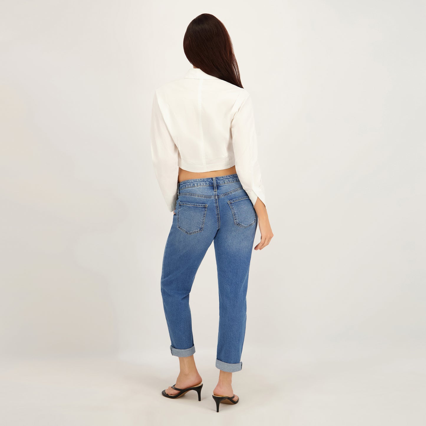 Project Indigo Women's Mid Rise Boyfriend Jean