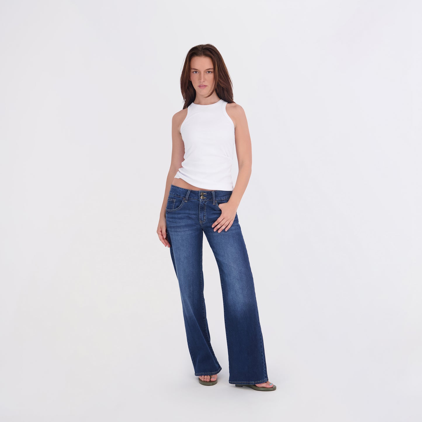 Project Indigo Women's Low Rise Loose Fit Jeans