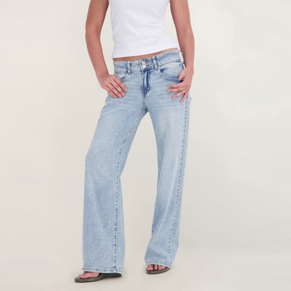 Project Indigo Women's Low Rise Loose Fit Jeans