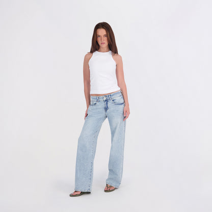 Project Indigo Women's Low Rise Loose Fit Jeans