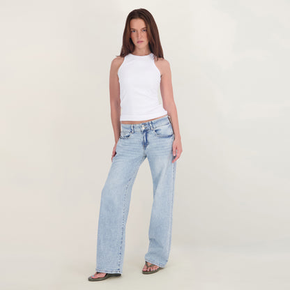 Project Indigo Women's Low Rise Loose Fit Jeans