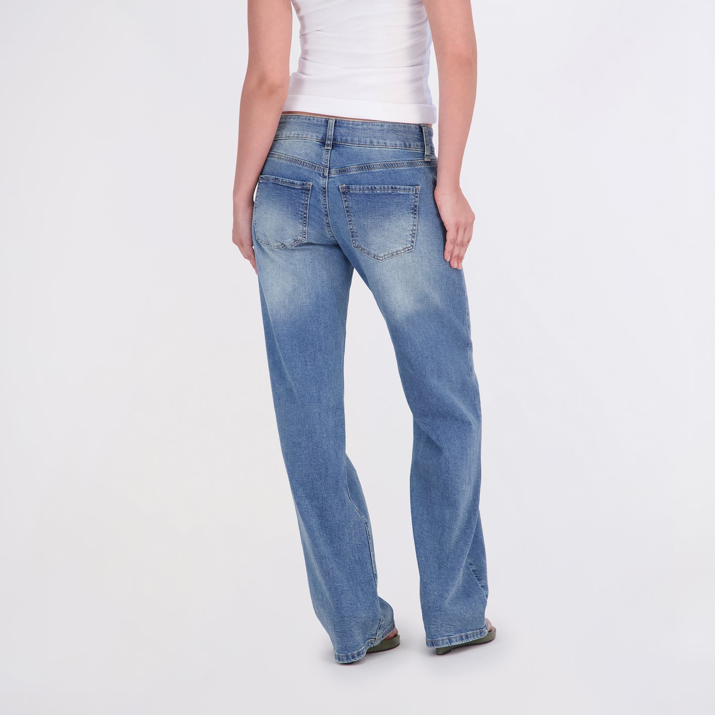 Project Indigo Women's Low Rise Loose Fit Jeans