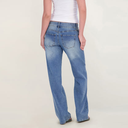 Project Indigo Women's Low Rise Loose Fit Jeans