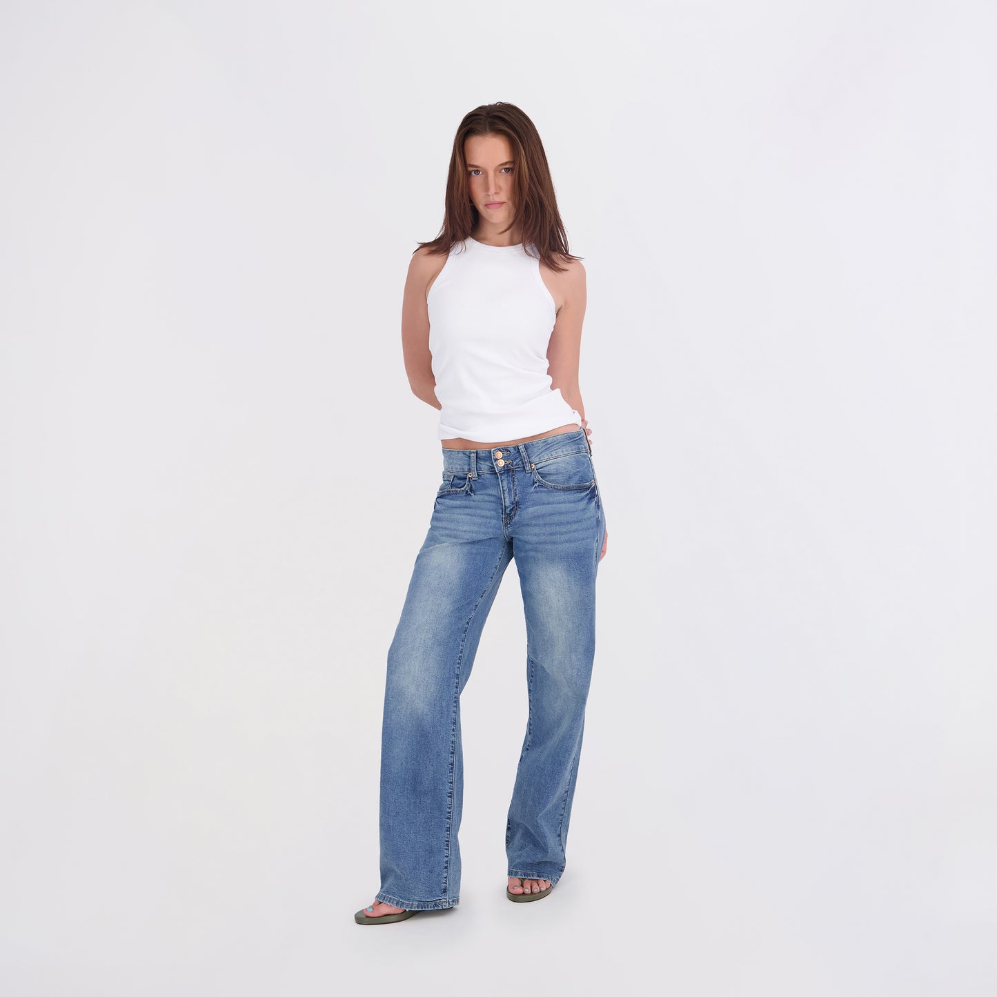 Project Indigo Women's Low Rise Loose Fit Jeans