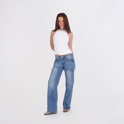 Project Indigo Women's Low Rise Loose Fit Jeans