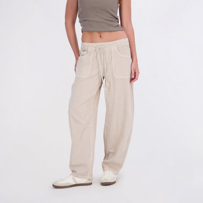 Project Indigo Women's Elastic Waist Barrel Pant