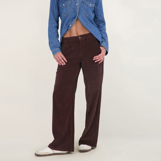 Project Indigo Women's Color Corduroy Drapey Trouser