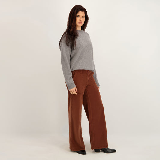 Project Indigo Women's Color Corduroy Drapey Trouser