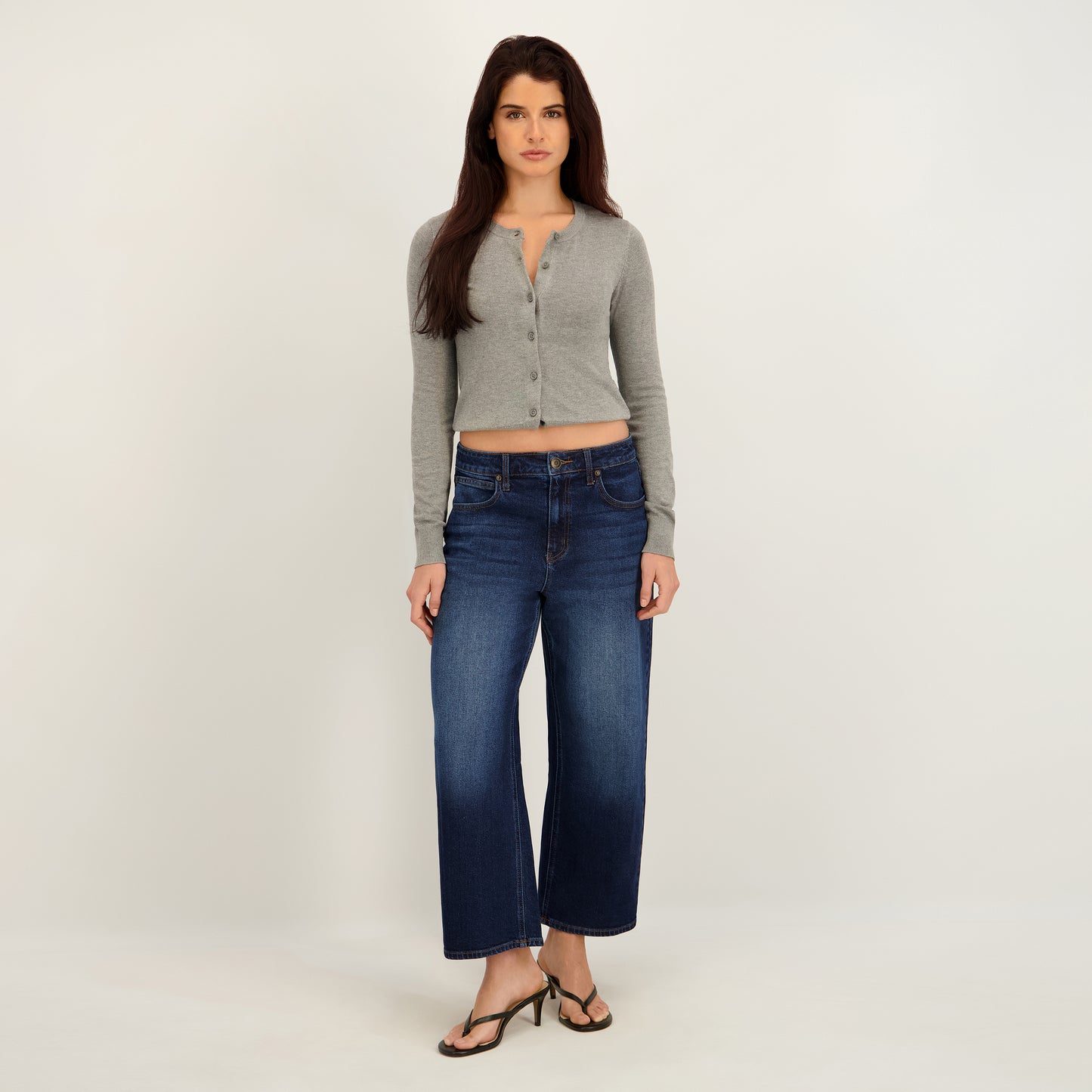 Project Indigo Women's Low Rise Barrel Boyfriend Jean