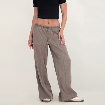 Project Indigo Women's Tencel Wide Leg Pants