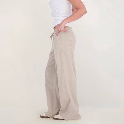 Project Indigo Women's Tencel Wide Leg Pants