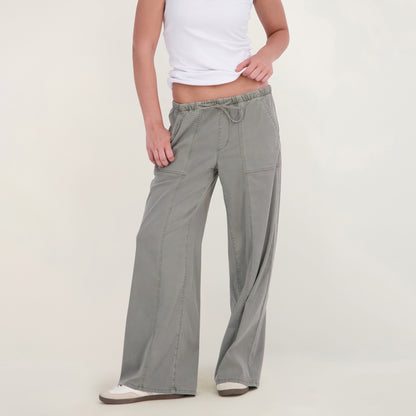 Project Indigo Women's Tencel Wide Leg Pants