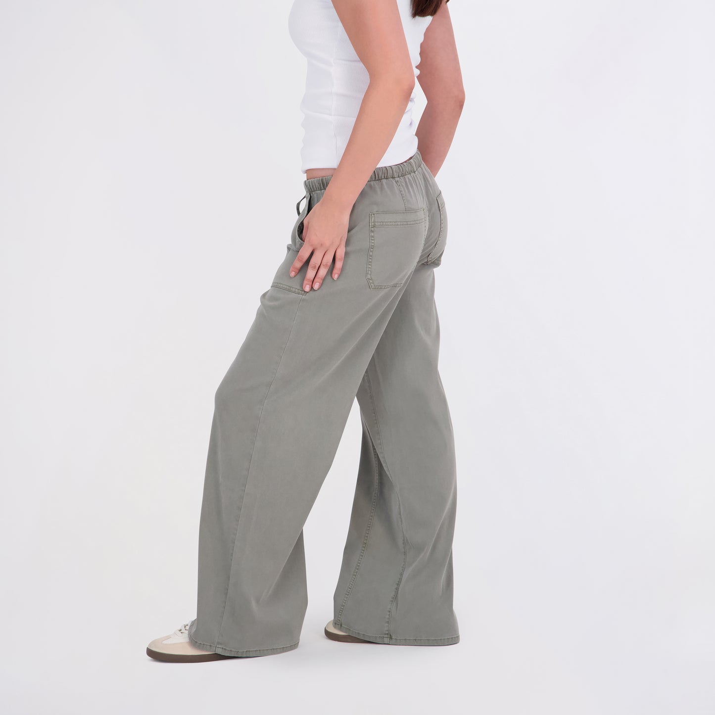 Project Indigo Women's Tencel Wide Leg Pants