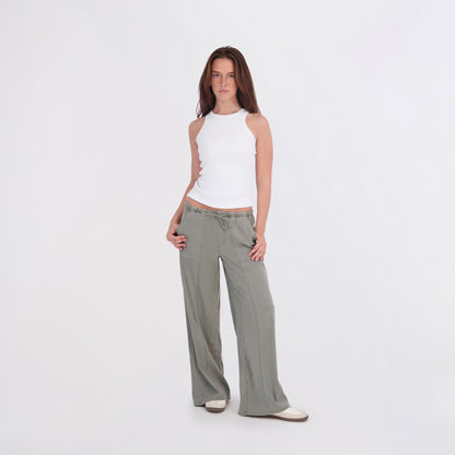 Project Indigo Women's Tencel Wide Leg Pants