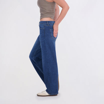 Project Indigo Women's Mid-Rise Stovepipe Jeans