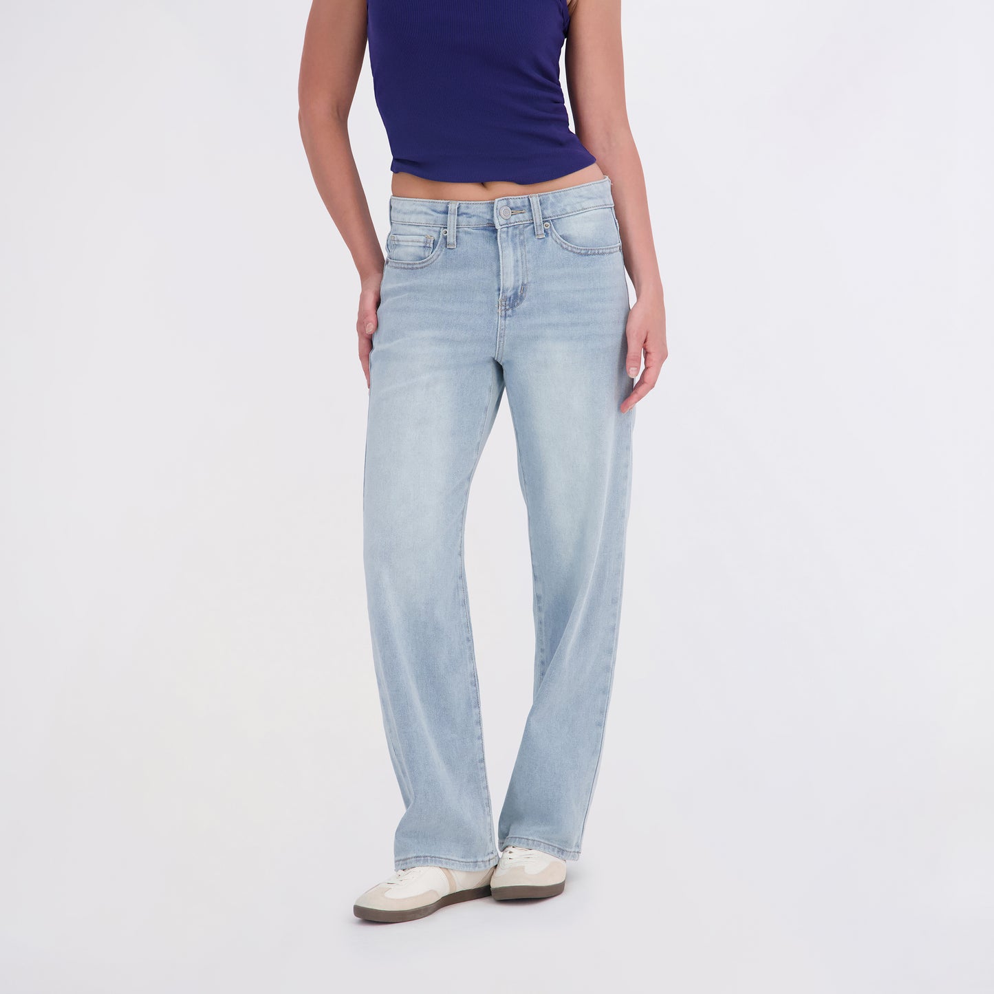 Project Indigo Women's Mid-Rise Stovepipe Jeans