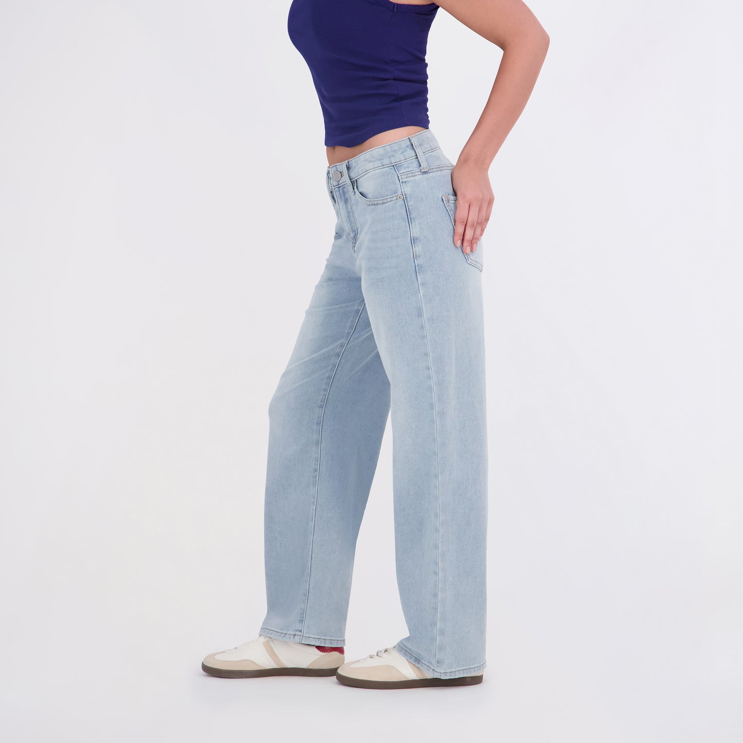 Project Indigo Women's Mid-Rise Stovepipe Jeans