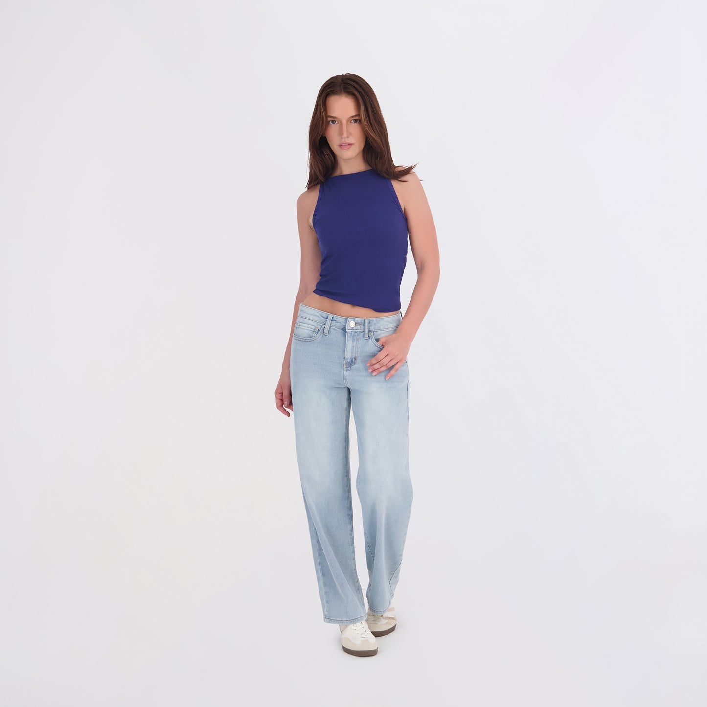 Project Indigo Women's Mid-Rise Stovepipe Jeans
