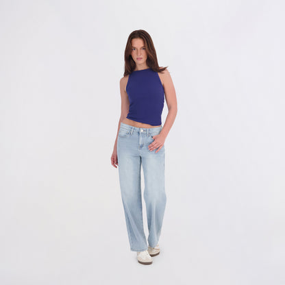 Project Indigo Women's Mid-Rise Stovepipe Jeans