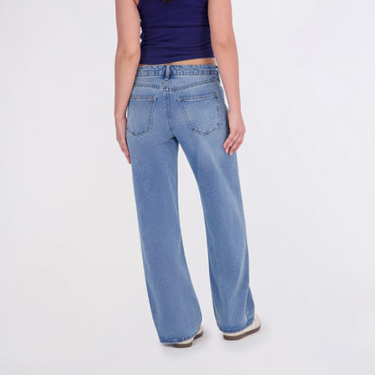 Project Indigo Women's Mid-Rise Stovepipe Jeans