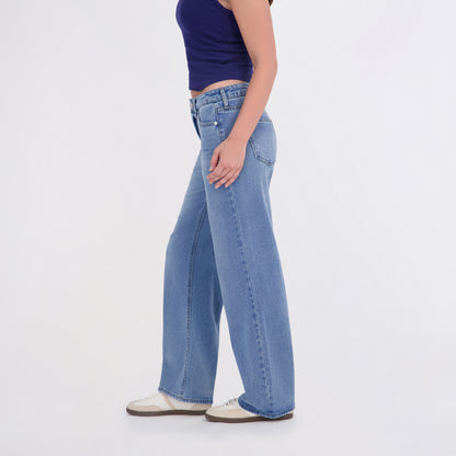 Project Indigo Women's Mid-Rise Stovepipe Jeans