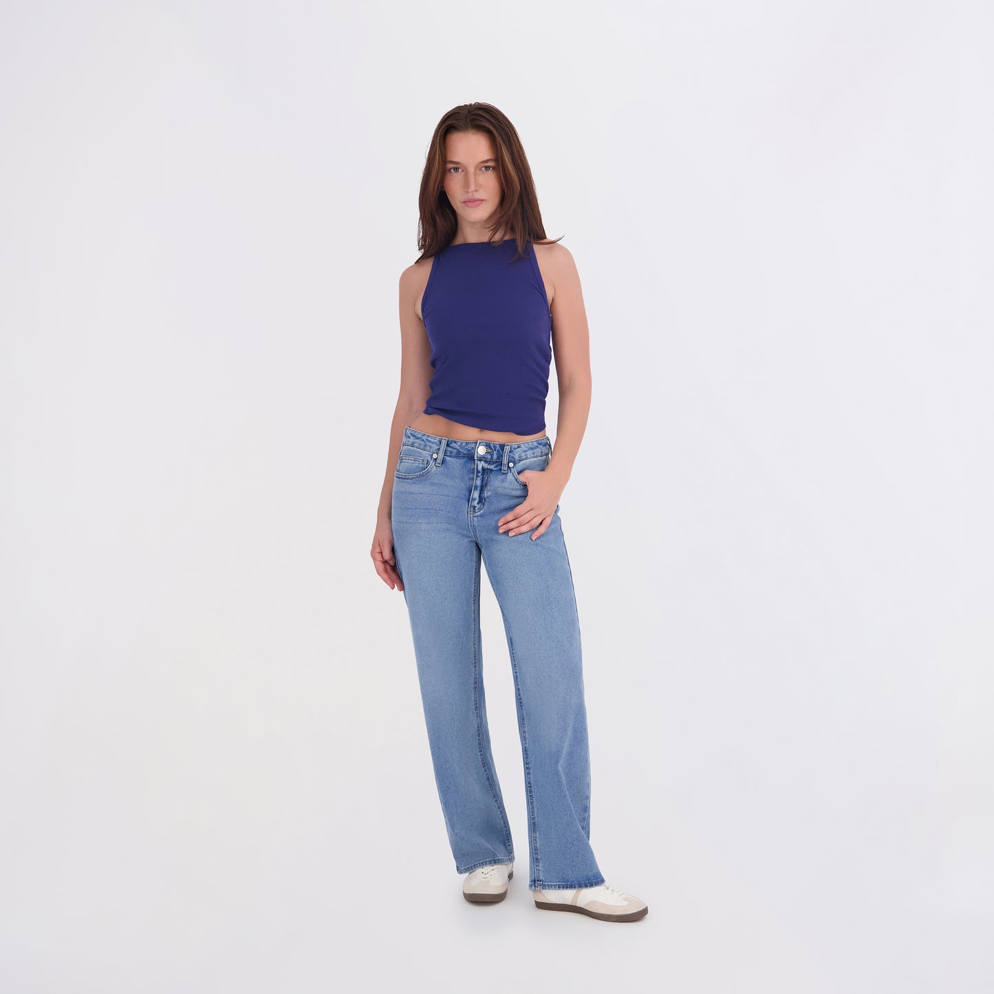 Project Indigo Women's Mid-Rise Stovepipe Jeans