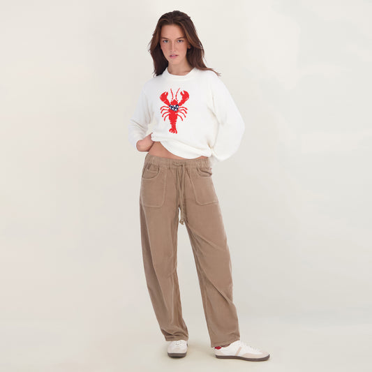 Project Indigo Women's Corduroy Barrel Jeans