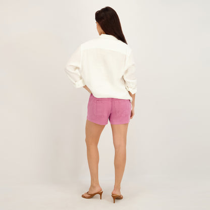 Project Indigo Women's Mid Rise Tencil Short