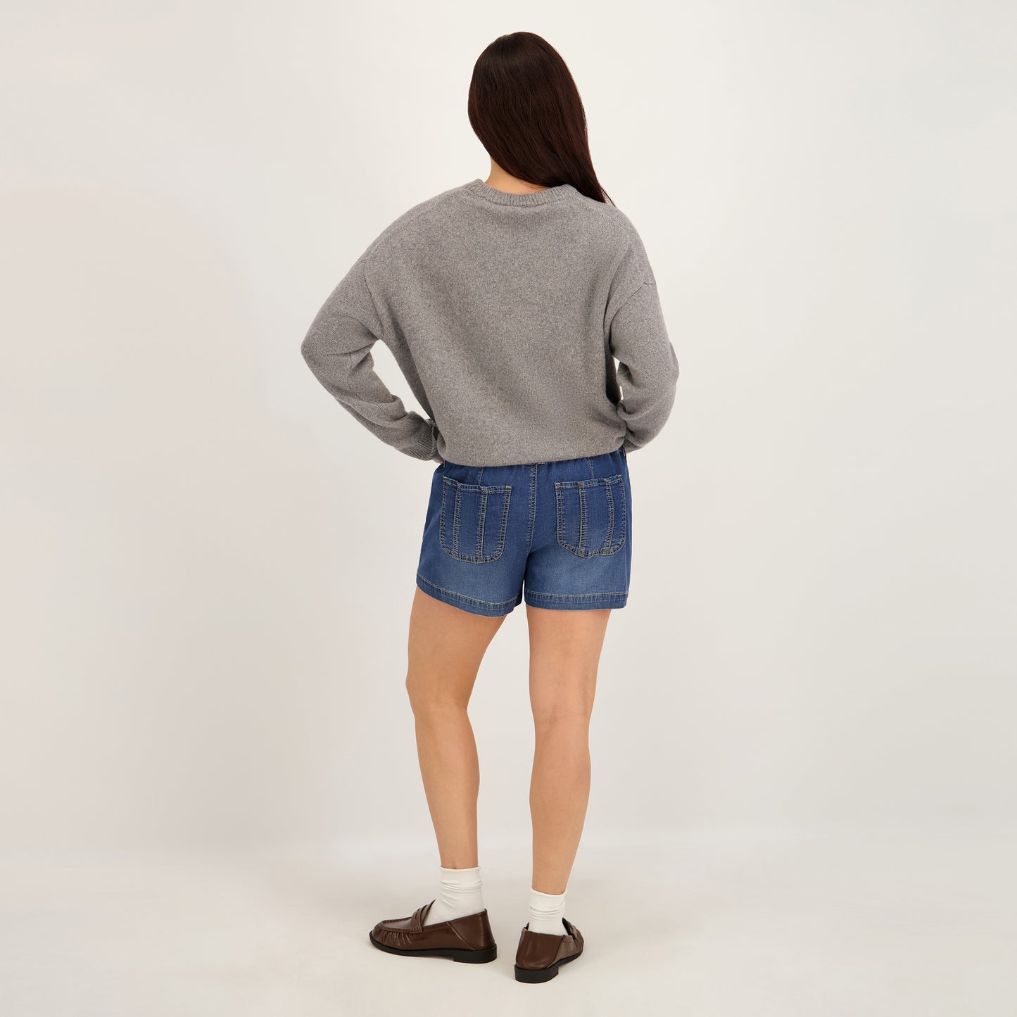 Project Indigo Women's Mid Rise Tencil Short