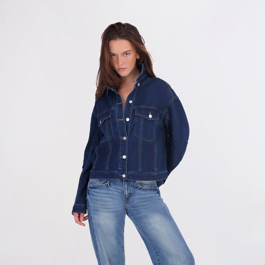 State of Indigo Women's Oversized Denim Jacket