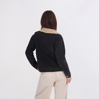 Project Indigo Women's Corduroy Sherpa Jacket
