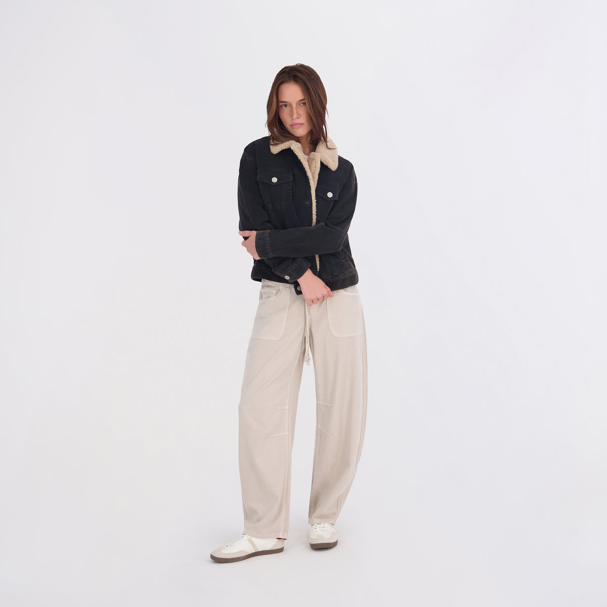 Project Indigo Women's Corduroy Sherpa Jacket