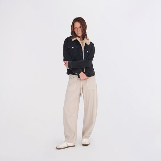 Project Indigo Women's Corduroy Sherpa Jacket