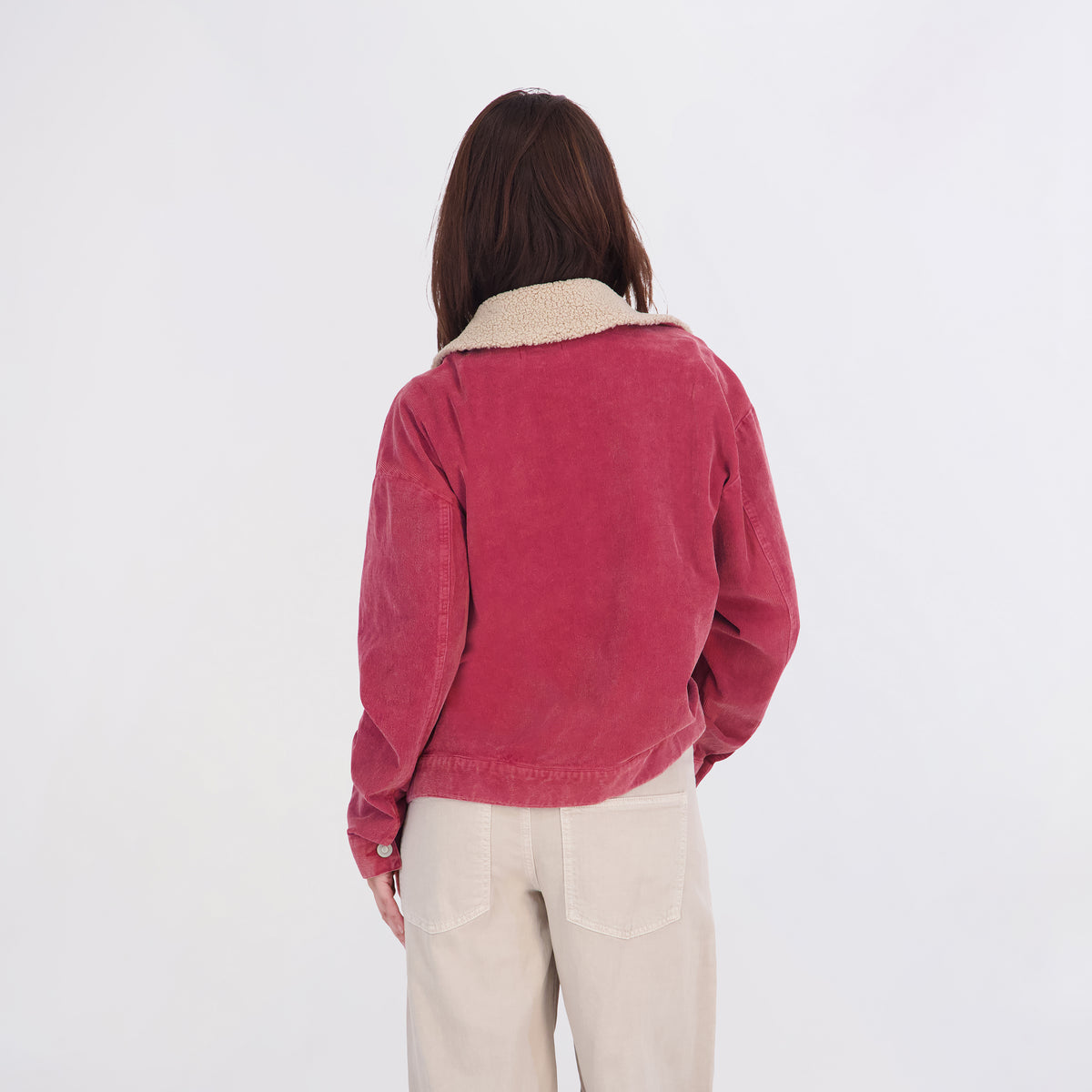 Project Indigo Women's Corduroy Sherpa Jacket