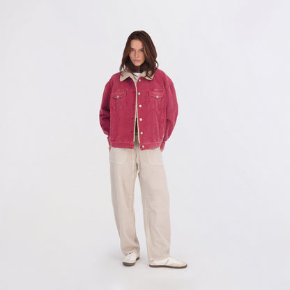 Project Indigo Women's Corduroy Sherpa Jacket