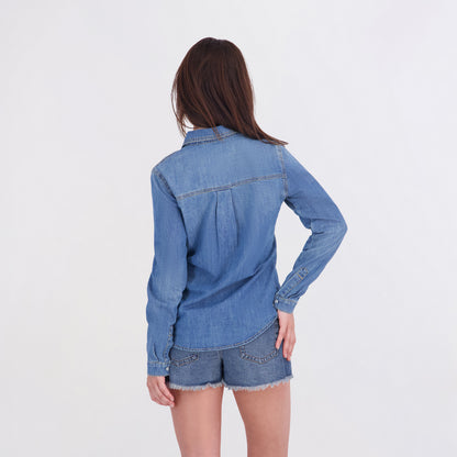 State of Indigo Women's Denim Button Down