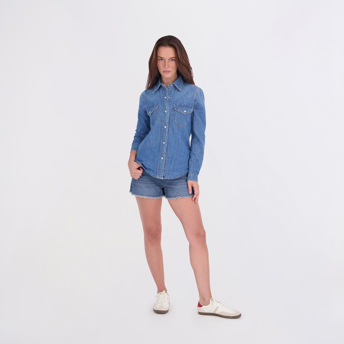 State of Indigo Women's Denim Button Down
