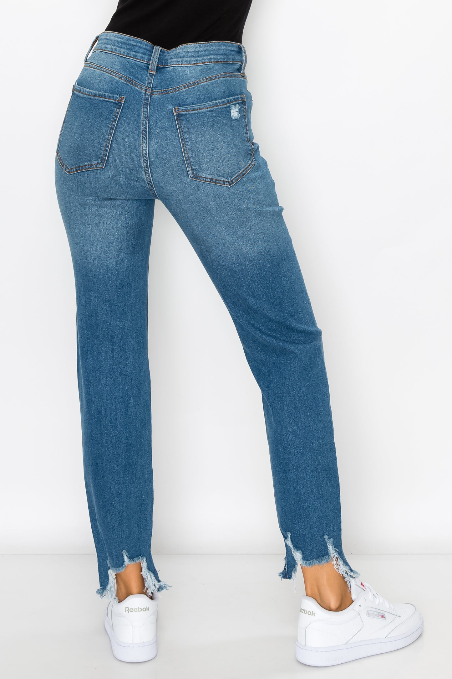 Project Green Label Junior's High Rise Straight Leg Jean