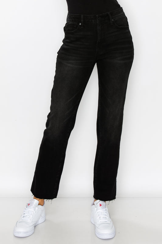 Project Green Label Junior's High Rise Straight Leg Jean